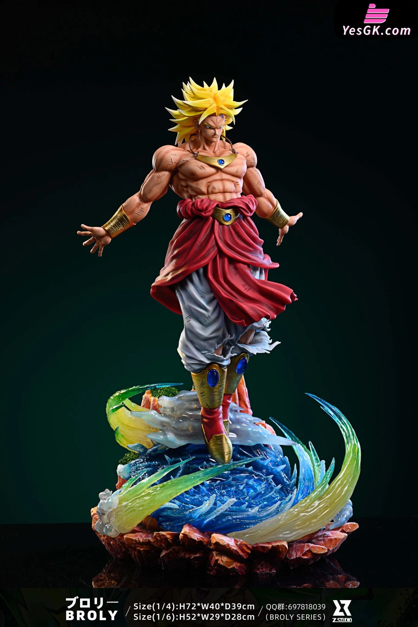 Dragon Ball Broly Series Super Saiyan Resin Statue - Z Studio [Pre-Order]