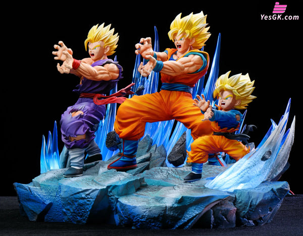 Dragon Ball Broly VS Son Goku & Gohan & Goten 1/4 GK Statue - Kylin Studio [Pre-Order] - Deposit / Goku & Gohan & Goten