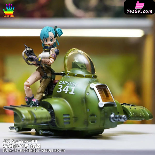 Dragon Ball Bulma 341 Aircraft Gk Model Resin Statue - Jacksdo Studio [Pre-Order]