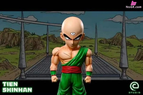 Dragon Ball Cell Game Z Fighter Collection Tien Shinhan GK Statue - C Studio [In-Stock] - Full Payment - Dragon Ball