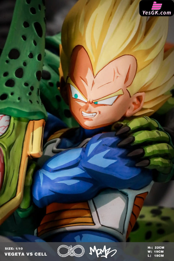 Dragon Ball Cell VS Vegeta Manga Color Statue - Boundless Blank Studio [In-Stock] - DragonBall