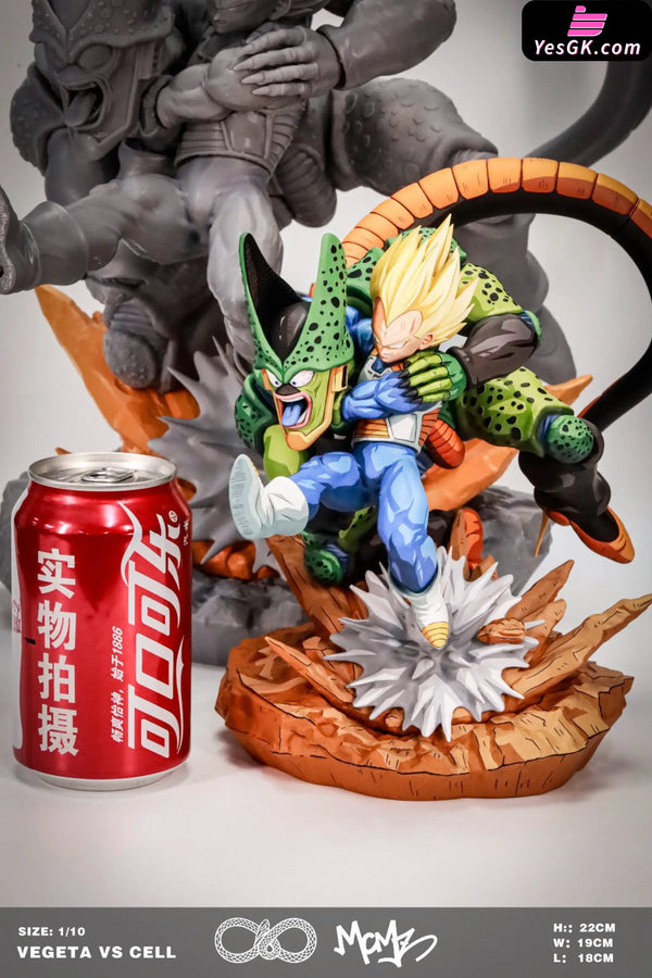 Dragon Ball Cell VS Vegeta Manga Color Statue - Boundless Blank Studio [In-Stock] - DragonBall