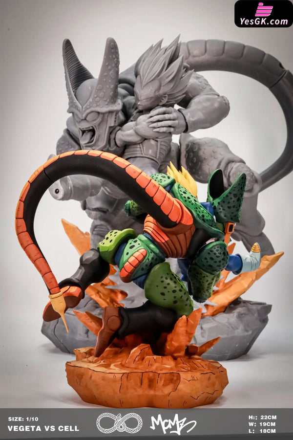 Dragon Ball Cell VS Vegeta Manga Color Statue - Boundless Blank Studio [In-Stock] - DragonBall