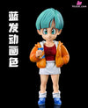 Dragon Ball Childhood Martial Arts Tournament Bulma GK Statue - C Studio [Pre-Order] Deposit / blue hair anime color