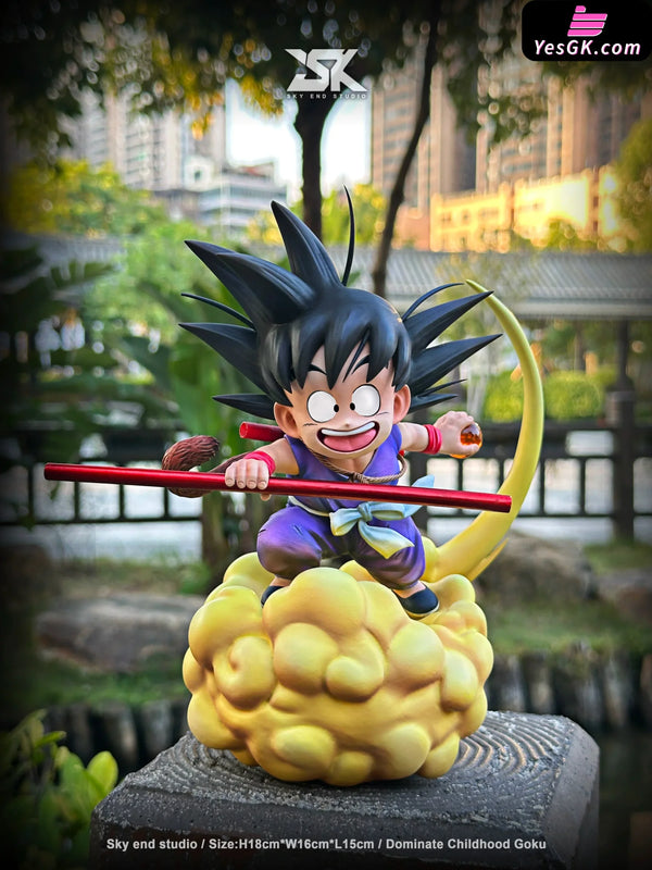 Dragon Ball Childhood Series #2 Somersault Cloud Son Goku 1/7 GK Statue - Sky End Studio [Pre-Order] - Deposit