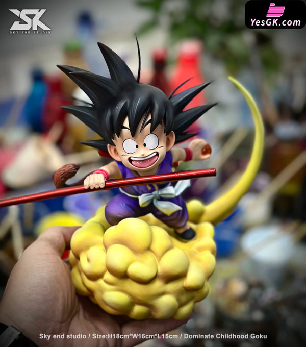 Dragon Ball Childhood Series #2 Somersault Cloud Son Goku 1/7 GK Statue - Sky End Studio [Pre-Order] - DragonBall