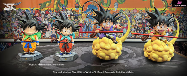 Dragon Ball Childhood Series #2 Somersault Cloud Son Goku 1/7 GK Statue - Sky End Studio [Pre-Order] - DragonBall