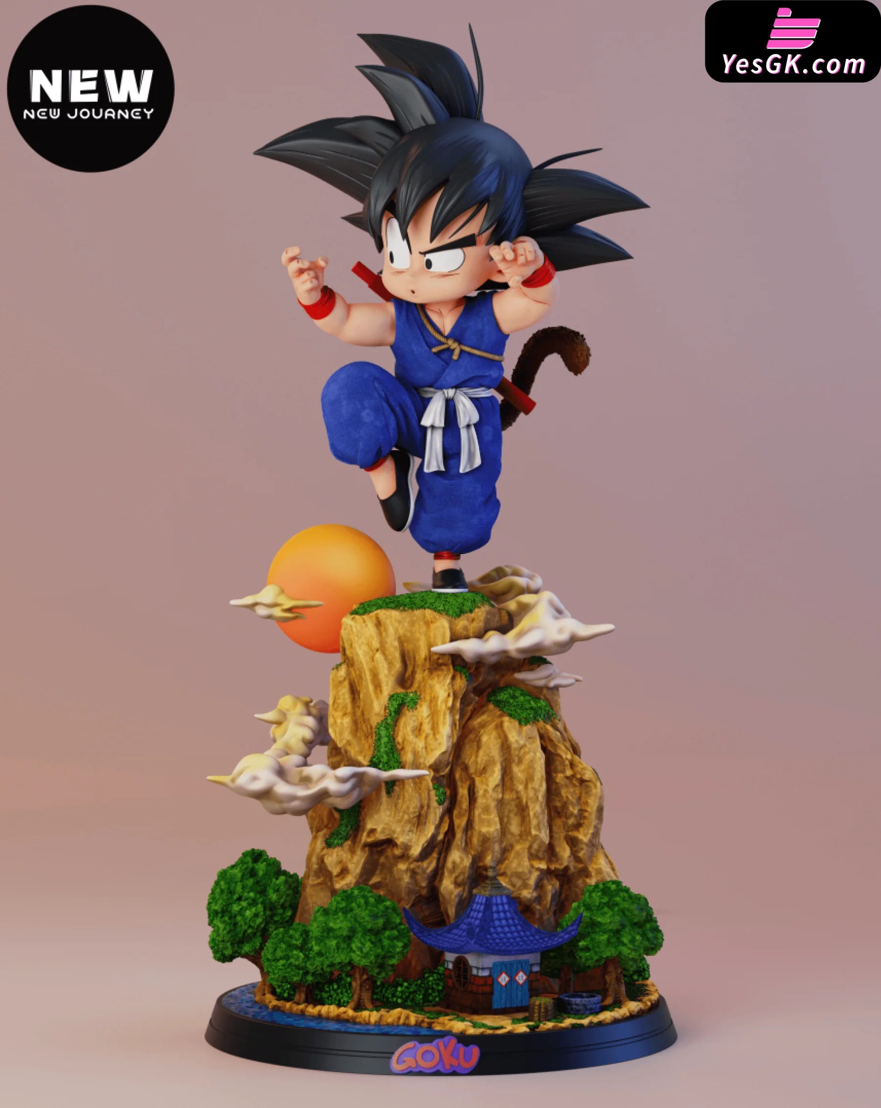 NINETY SEVEN Studio Dragon Ball Child Goku Resin Statue Pre-order  14*8.5*9CM