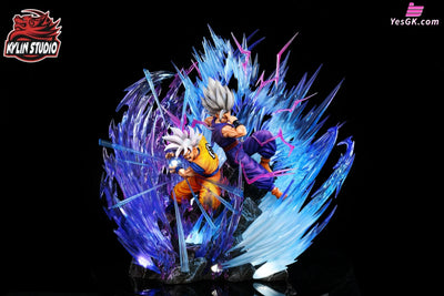 Dragon Ball Classic Character Series 011 The Strongest Father and Son Migatte no Gokui Goku & Gohan GK Statue - Kylin