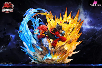 Dragon Ball Classic Characters Series #12 Super Saiyan 4 Gogeta & Vegito GK Statue - Kylin Studio [Pre-Order] Deposit