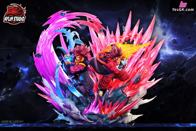 Dragon Ball Classic Characters Series #12 Super Saiyan 4 Gogeta & Vegito GK Statue - Kylin Studio [Pre-Order] Dragon