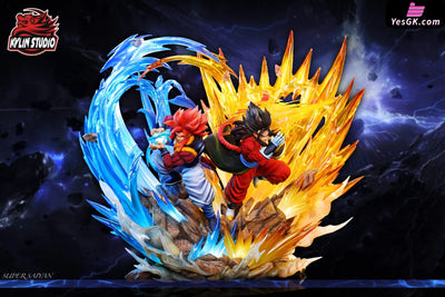 Dragon Ball Classic Characters Series #12 Super Saiyan 4 Gogeta & Vegito GK Statue - Kylin Studio [Pre-Order] Deposit