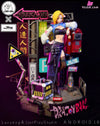 Dragon Ball Cyber Punk Series Android 18 Resin Statue - Lazy Dog X Just Play Studio [Pre-Order