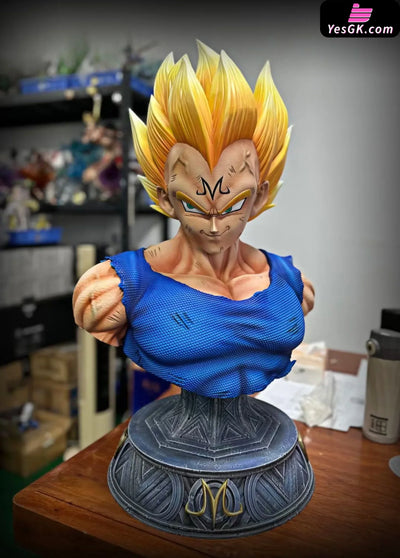 Dragon Ball Demonized Vegeta Bust Statue - Dim Model Studio [In-Stock] - Dragon Ball