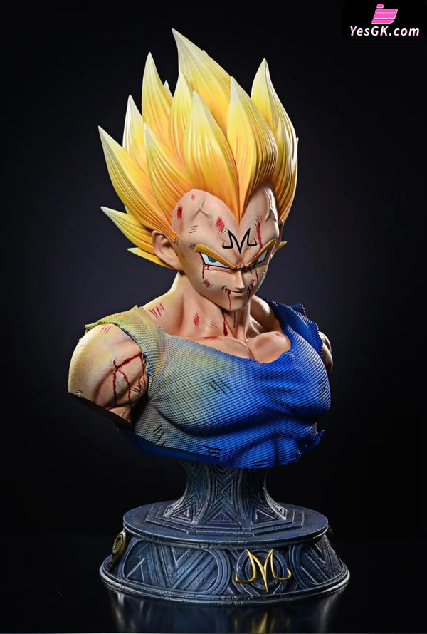 Dragon Ball Demonized Vegeta Bust Statue - Dim Model Studio [In-Stock] - Full Payment / Bloodstained Edition - Dragon