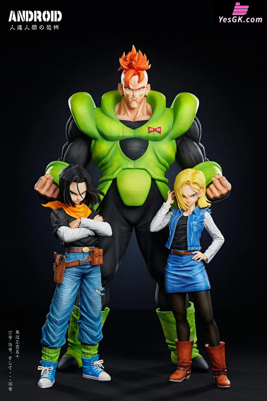 Dragon Ball Double Scale Android 16 17 18 Set Statue - Infinite Studio [Pre-Order] Deposit / 1/4