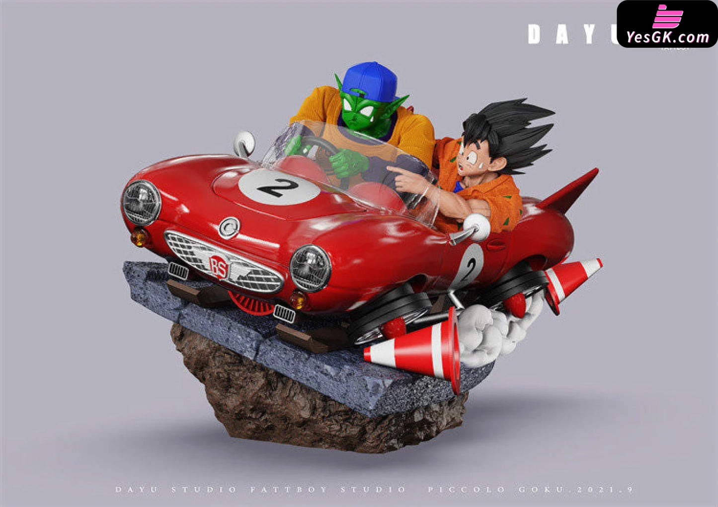 Dragon Ball Driving Piccolo And Goku Resin Statue - Da Yu X Fatt Boy Studio [Pre-Order Closed] Full