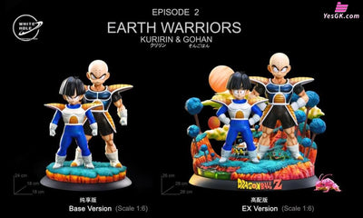 Dragon Ball Earth Warriors Son Gohan & krillin 1/6 GK Statue - White Hole Studio [In-Stock] - Dragon Ball