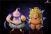 Dragon Ball Fatty Series Majin Buu And Super Saiyan 3 Goku Resin Statue - G5 Studio [Pre-Order