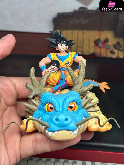 Dragon Ball Faucet Father & Son pop GK Statue - SGJ Studio [Pre-Order] - Full Payment / Blue Dragon Color / Desktop