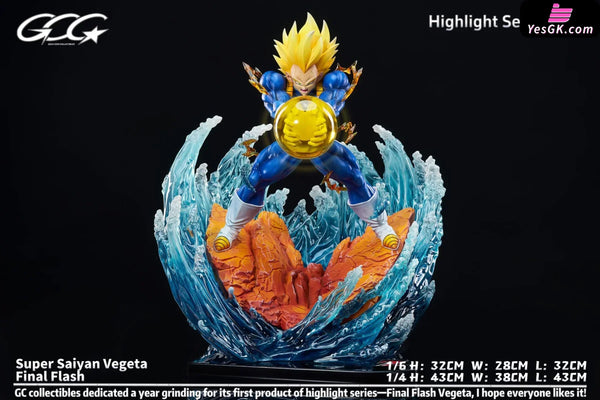 Dragon Ball Final Flash Vegeta Resin Statue - Gold Coin Collectibles Studio [Pre - Order] Deposit