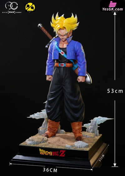 Dragon Ball First Appearance Trunks Gk Statue - Rich Man Studio & 2% [Pre-Order]