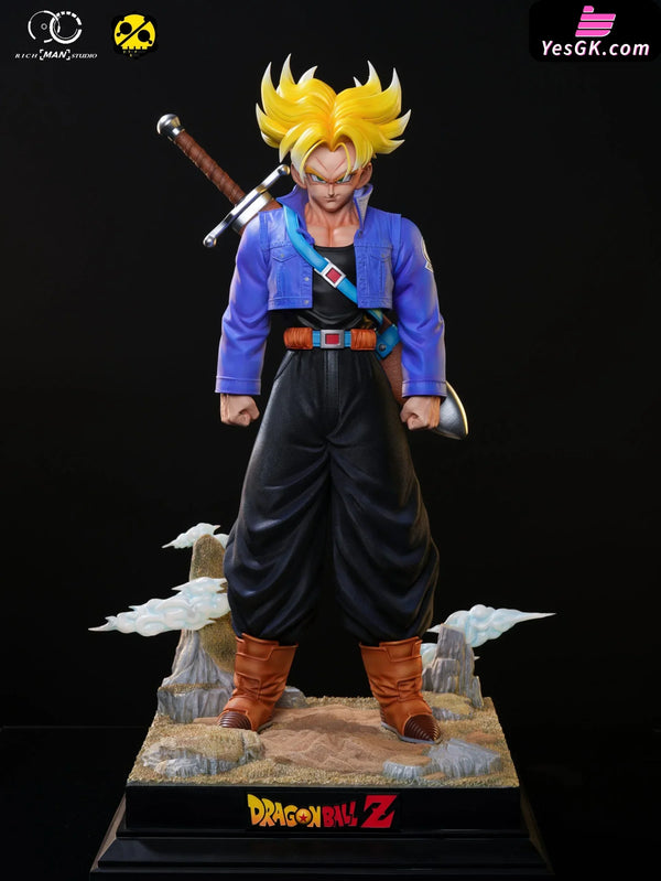 Dragon Ball First Appearance Trunks Gk Statue - Rich Man Studio & 2% [Pre-Order] Deposit / A