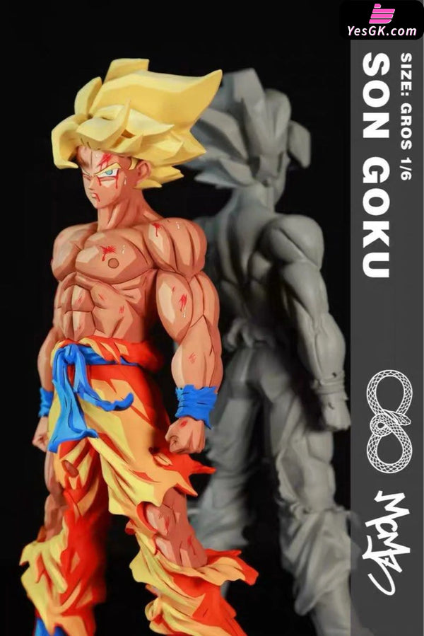Dragon Ball First Super Saiyan Goku 1/6 GK Statue - Boundless Blank Studio [In-Stock] - Full Payment / White Mold