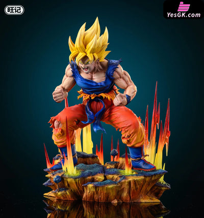 Dragon Ball First Super Saiyan Goku GK Statue - Wang Ji Studio [Pre-Order] Dragon Ball