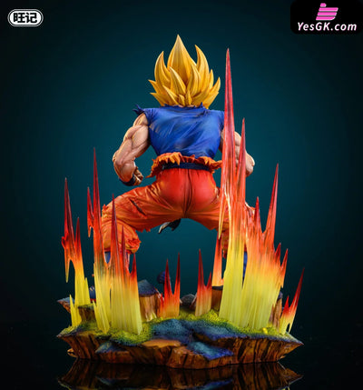 Dragon Ball First Super Saiyan Goku GK Statue - Wang Ji Studio [Pre-Order] Dragon Ball