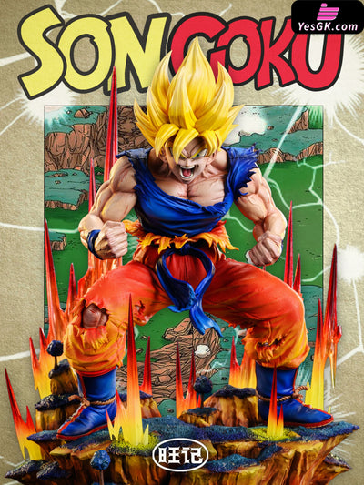 Dragon Ball First Super Saiyan Goku GK Statue - Wang Ji Studio [Pre-Order] Deposit Dragon Ball