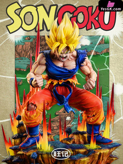 Dragon Ball First Super Saiyan Goku GK Statue - Wang Ji Studio [Pre-Order] Deposit Dragon Ball