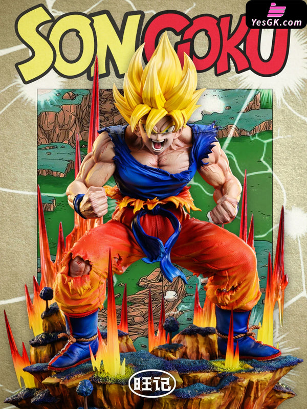 Dragon Ball First Super Saiyan Goku GK Statue - Wang Ji Studio [Pre-Order] Deposit Dragon Ball