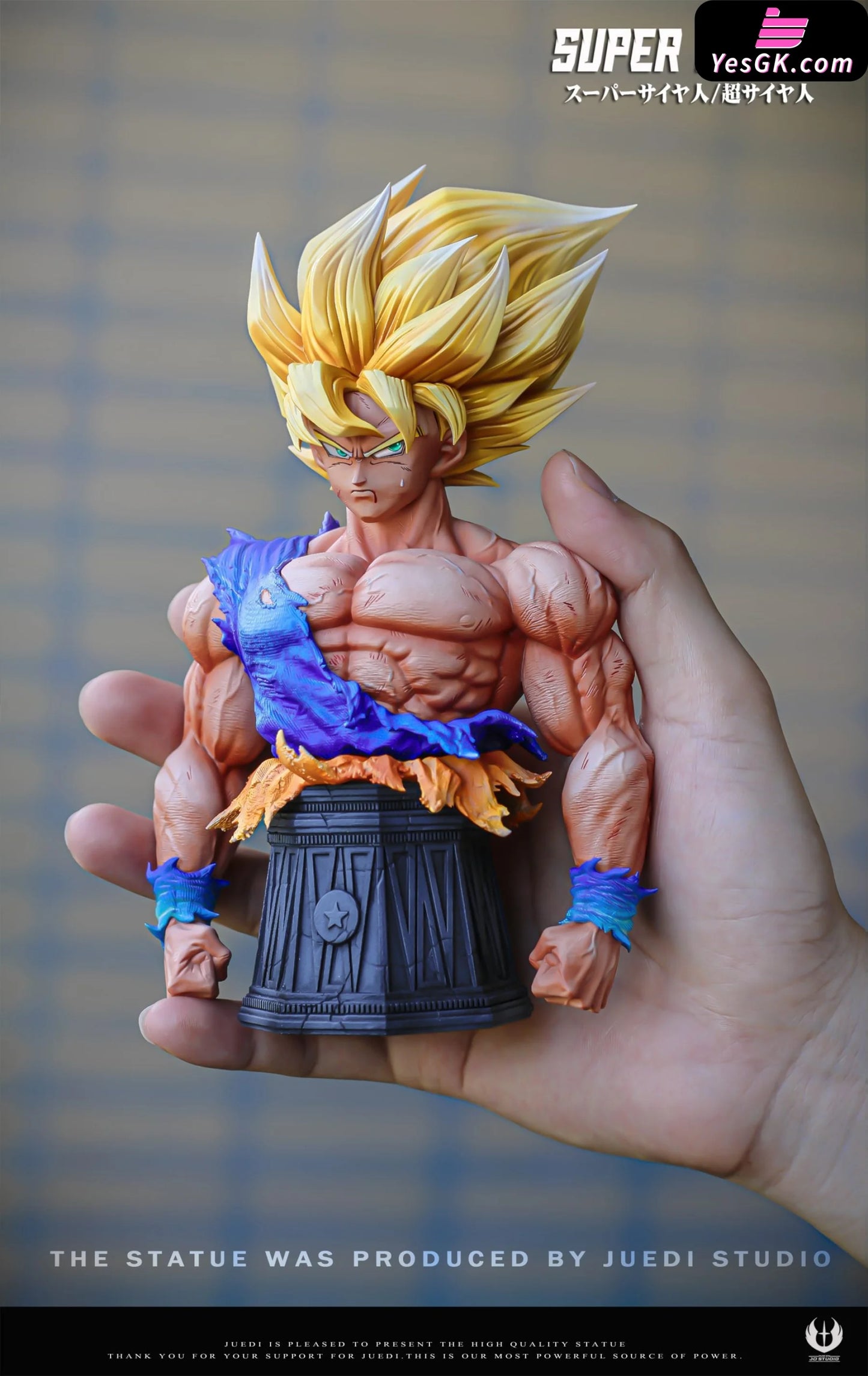 Dragon Ball First Super Saiyan Son Goku Statue - Jd Studio [Pre-Order]