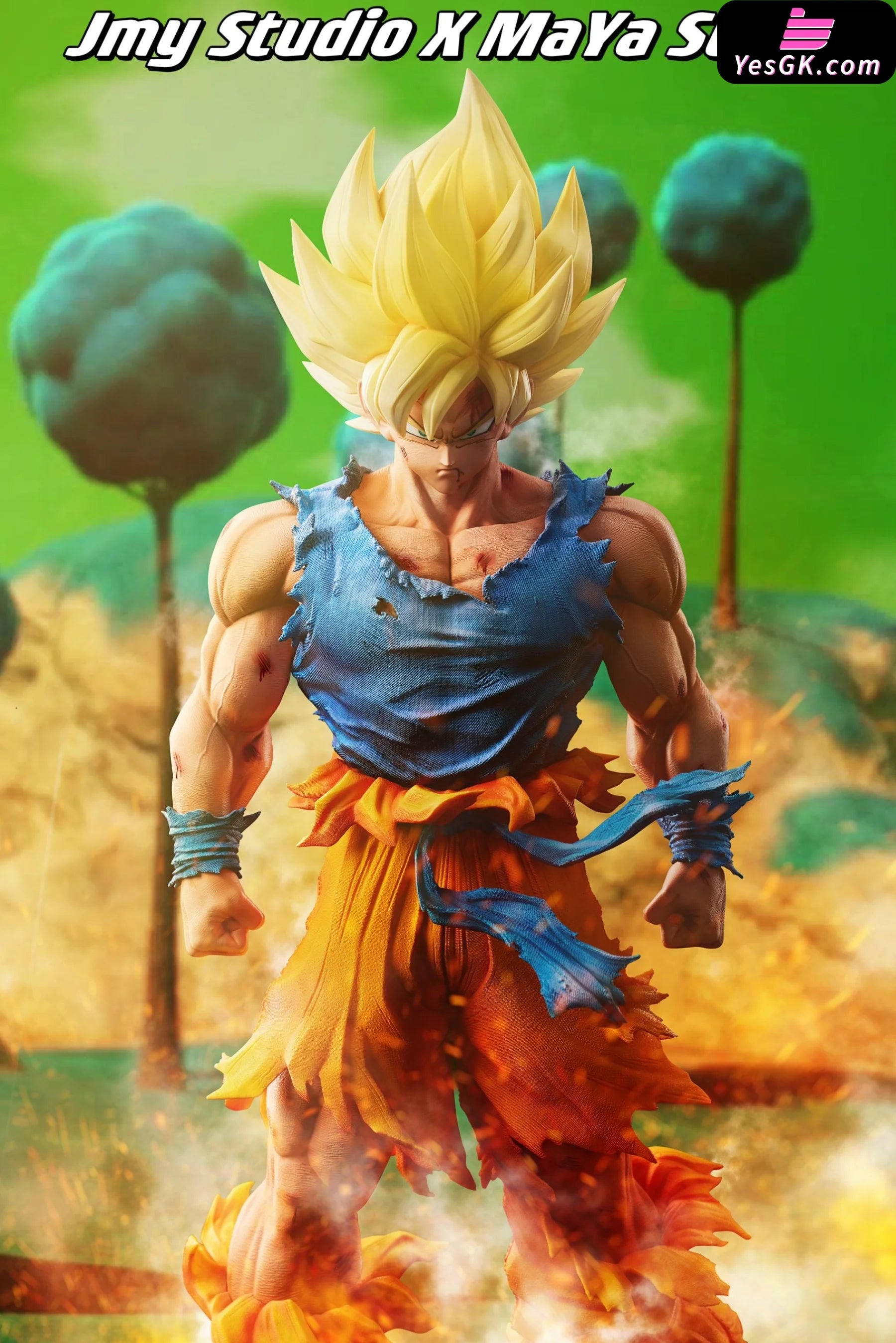 Dragon Ball First Super Saiyan Statue - Jmy Studio & Maya Studio [Pre-Order] Deposit / 1/4 Regular