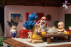 Dragon Ball Food Series Kame House is open for dinner Son Goku & Master Roshi & Launch & Kuririn GK Statue - Shen Yin