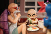 Dragon Ball Food Series Kame House is open for dinner Son Goku & Master Roshi & Launch & Kuririn GK Statue - Shen Yin
