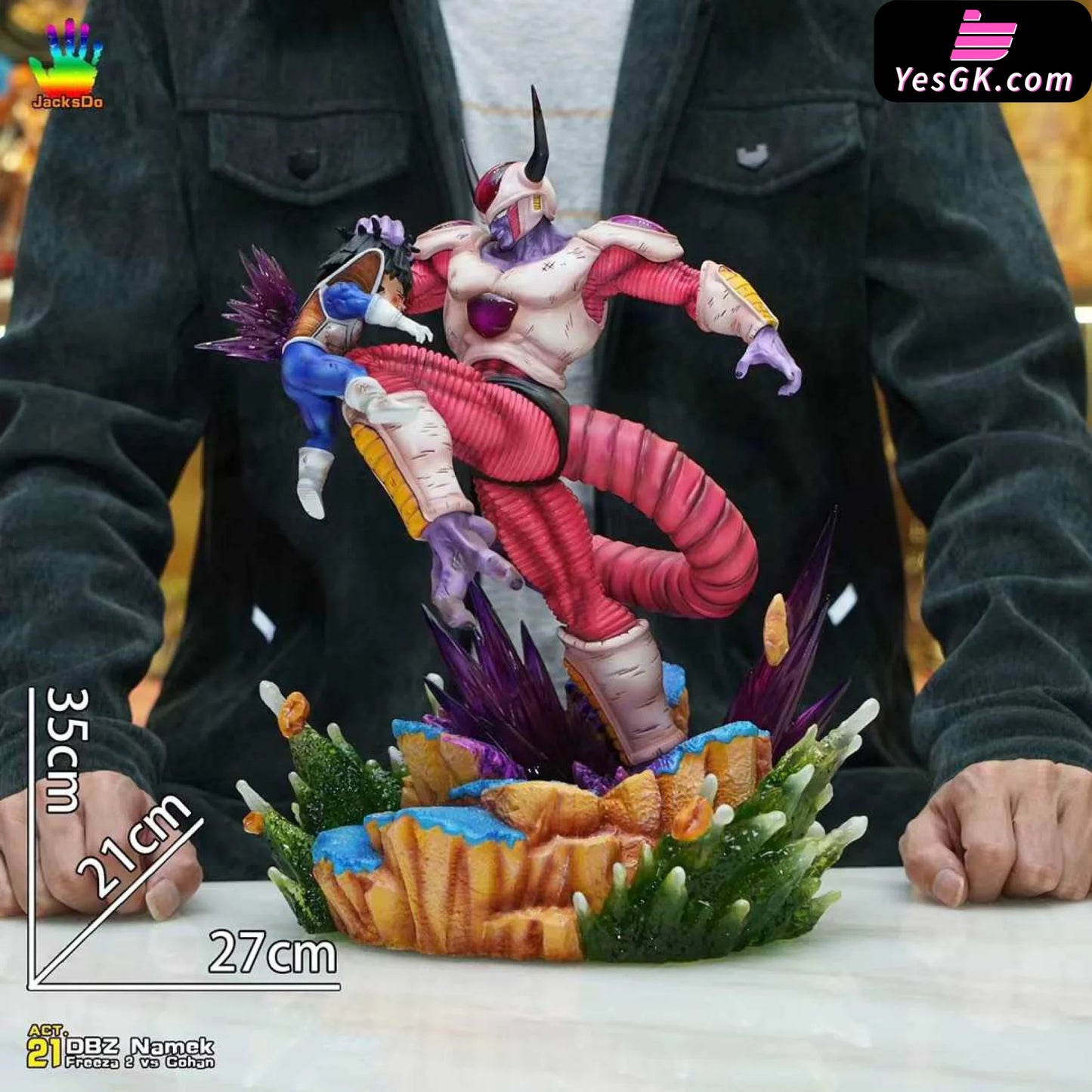 Dragon Ball Frieza Second Form Vs Gohan Resin Statue - Jacksdo Studio [Pre-Order]
