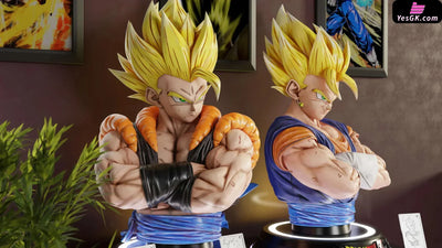 Dragon ball Gogeta & Vegito 1/1 Bust Statue - KD Collectibles Studio [In-Stock] - Dragon Ball