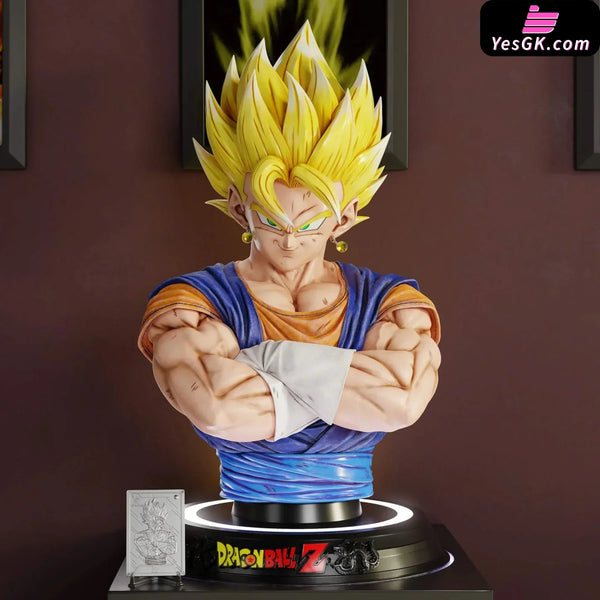 Dragon ball Gogeta & Vegito 1/1 Bust Statue - KD Collectibles Studio [In-Stock] - Full Payment / Vegito - Dragon Ball