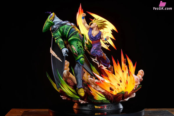 Dragon Ball Gohan VS Cell 1/4 GK Statue - KD Collectibles Studio [In-Stock] - Full Payment / Anime Version (Blue belt)