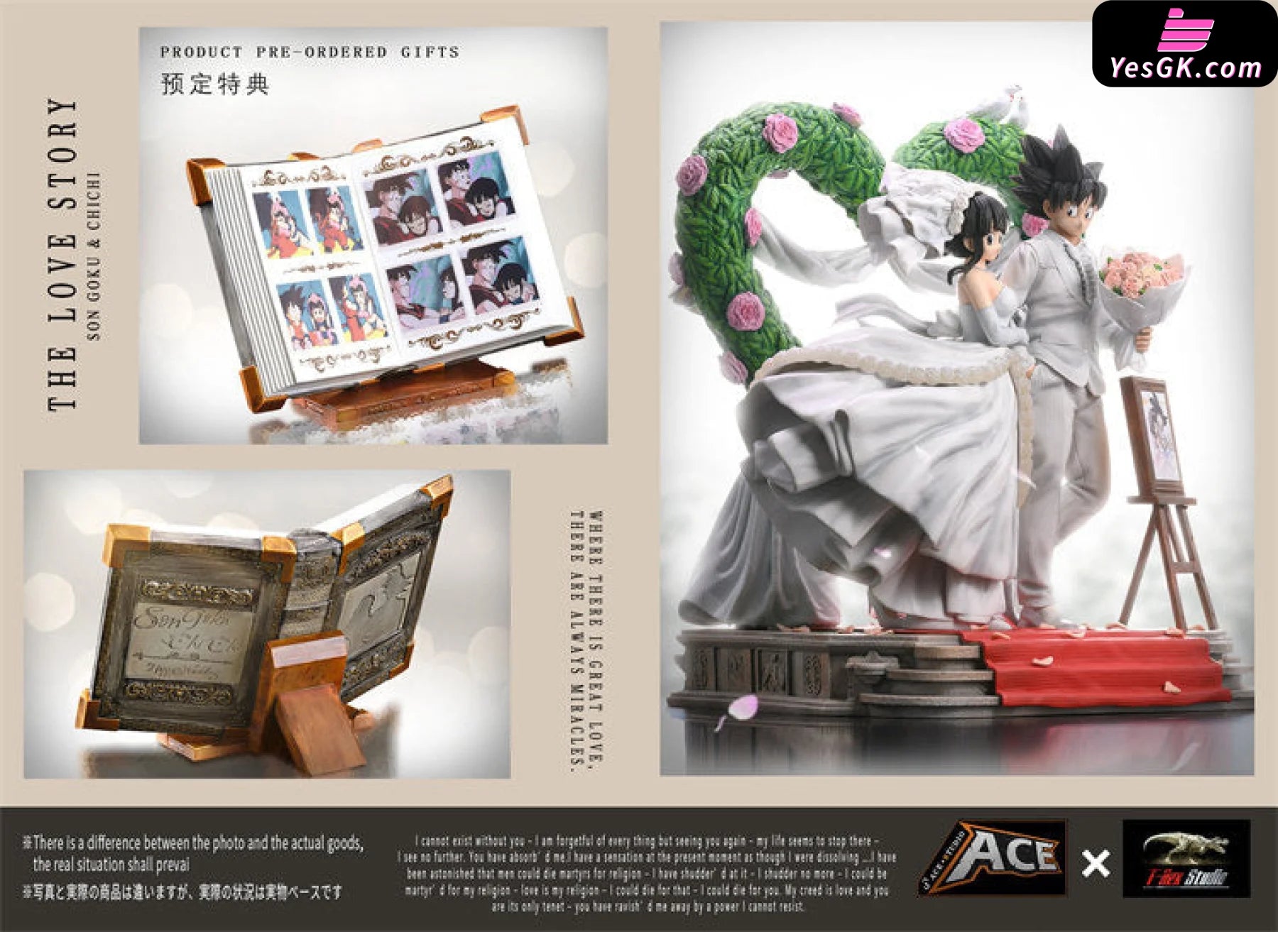 Dragon Ball Goku And Chichi Resin Statue - Ace Studio X T-Rex [Pre-Order Closed]