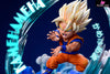 Dragon Ball Goku And Gohan Kamehameha Resin Statue - League Studio [In Stock] Dragonball