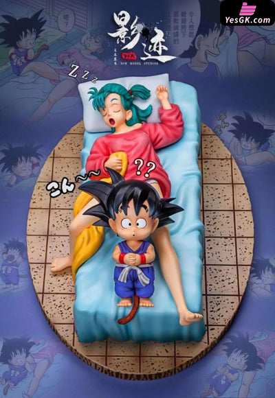 Dragon Ball Goku & Bulma GK Statue - Dim Model Studio [In-Stock] - Full Payment - Dragon Ball