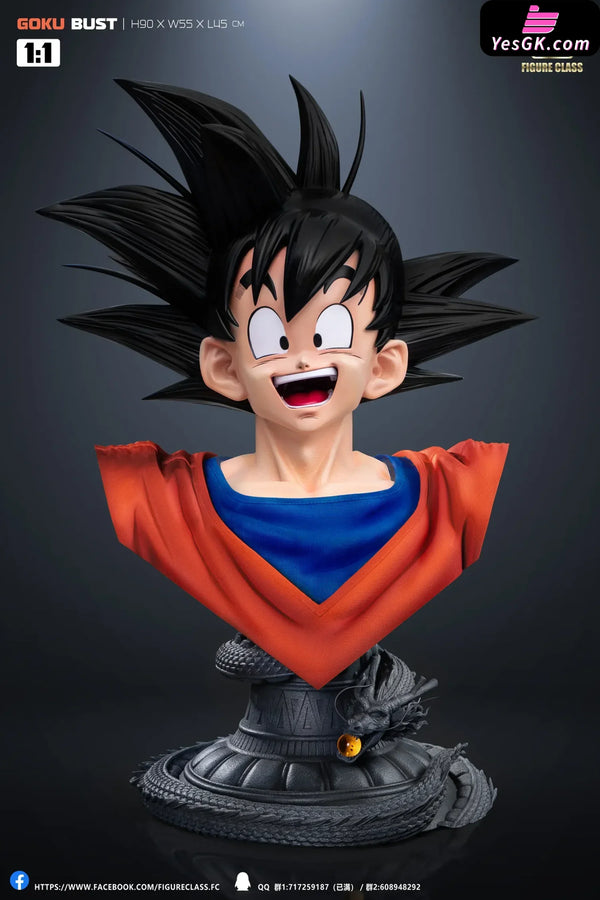 Dragon Ball Goku Bust Statue - FIGURE CLASS Studio [In-Stock] - Full Payment / Red - Dragon Ball