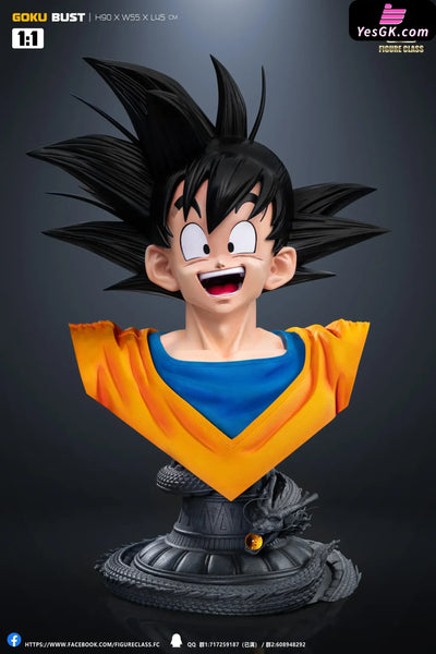 Dragon Ball Goku Bust Statue - FIGURE CLASS Studio [In-Stock] - Full Payment / Yellow - Dragon Ball