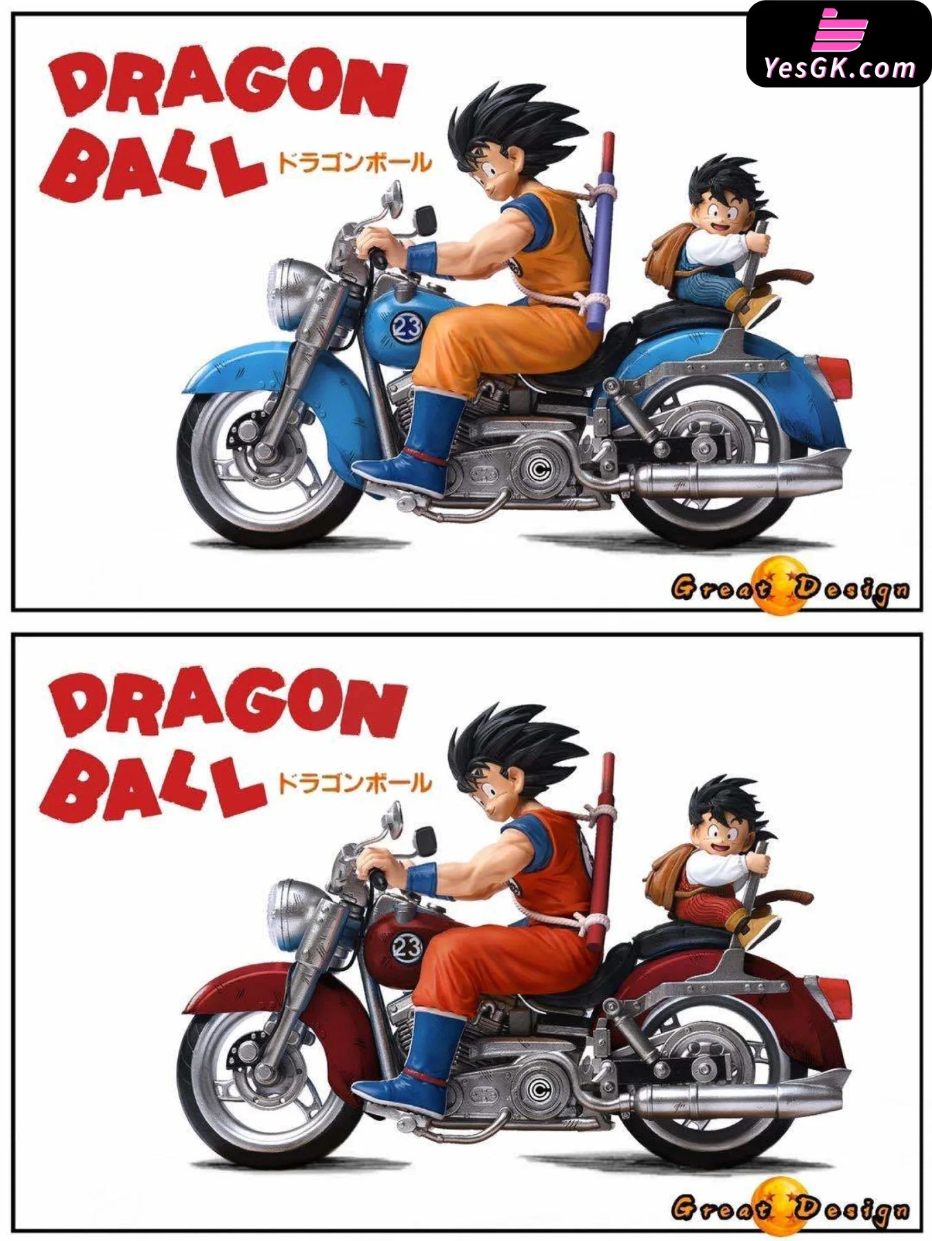 Dragon Ball Goku (Father And Son) Resin Statue - Great Design Studio [In Stock] Dragonball