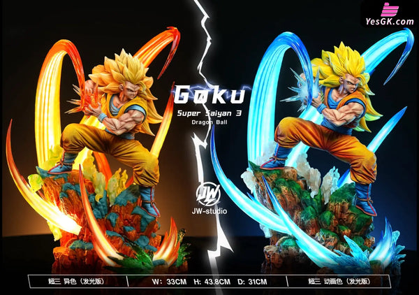 Dragon Ball Goku Super Saiyan 3 Kamehameha Statue - JW Studio [Pre-Order] - DragonBall