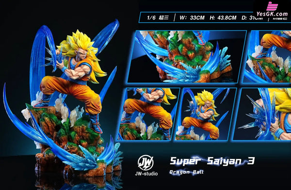 Dragon Ball Goku Super Saiyan 3 Kamehameha Statue - JW Studio [Pre-Order] - DragonBall