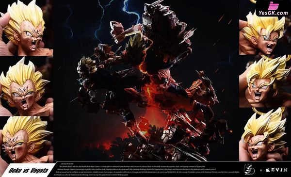 Dragon Ball Goku VS Vegeta Famous Scene GK Statue - Grand Design Studio [In-Stock] - DragonBall